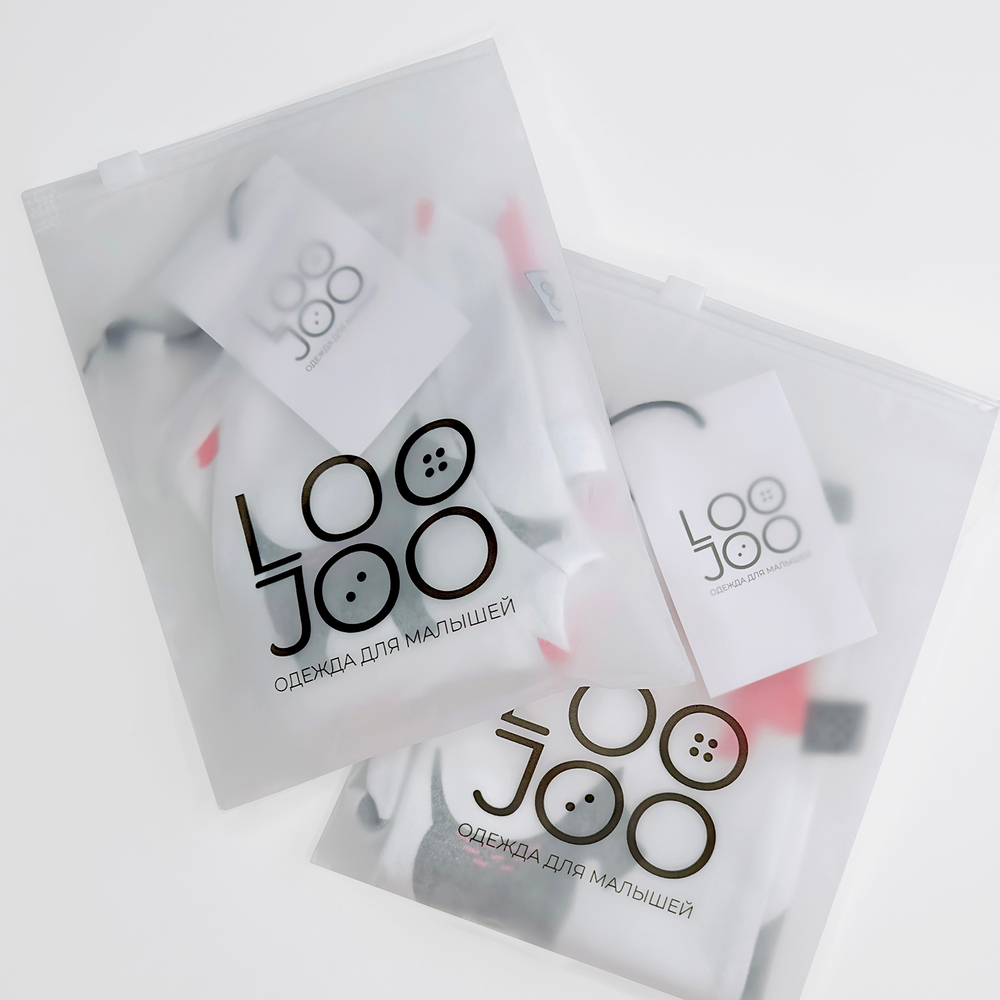 Сет из 2-х пеленок LooJoo Собачки / Пудра