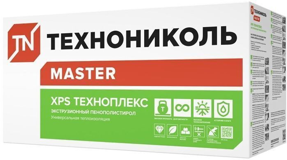 Утеплитель из экструзионного пенополистирола Технониколь ХРS ТЕХНОПЛЕКС 1180х580х30-L (13 плит в упаковке)
