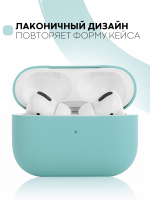 Чехол КАРТОФАН для Apple AirPods Pro (арт. AIRPRO-SLIM-SILICON-COASTBLUE)