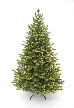 Ель 185см 200 ламп Black Box Городская 100% литая зеленая