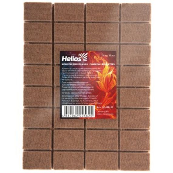 Брикеты для розжига 32 шт (HS-BR-32) Helios