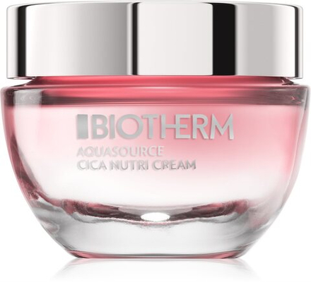 Biotherm Aquasource Cica Nutri - питательный увлажняющий крем для сухой и очень сухой чувствительной кожи /   50  ml  / GTIN 3614273393546