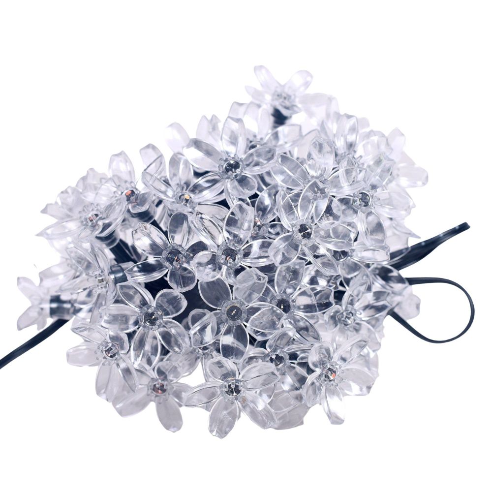 USL-S-137-PT5000 SAKURA Садовая гирлянда на солнечной батарее Сакура. 50 светодиодов. Разноцветный свет. 1xАА Ni-Mh аккумулятор в-к. IP44. TM Uniel