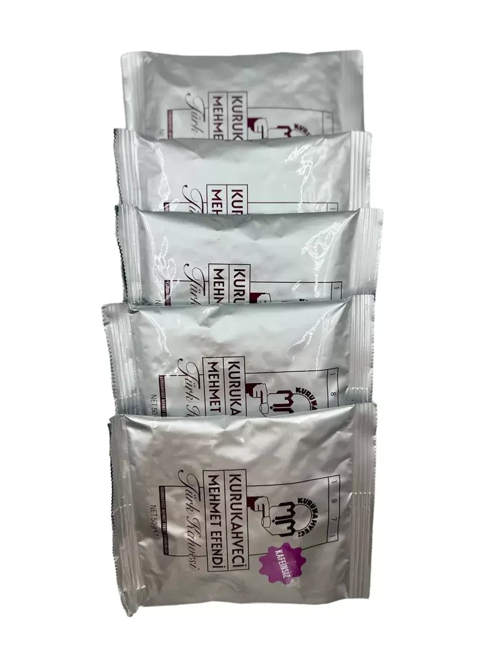 Турецкий кофе Mehmet Efendi без кофеина  ( 5шт по 50гр.)