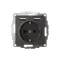 Розетка AtlasDesign 16А с 2-мя заряд. устройствами USB тип A+A 5В/2.4А 2х5В/1.2А механизм базальт SE ATN001430