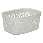 Коробка ФЛОРА 3л белый ротанг 0,11*0,175*0,24 м