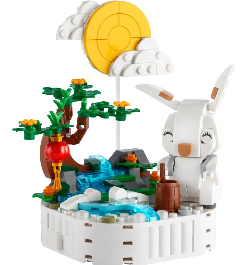Конструктор LEGO 40643 Пасхальный нефритовый кролик