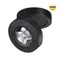 359410 OVER NT24 366 черный Светильник накладной/встраиваемый IP20 LED 5W 220V 3000K 240Лм GRODA
