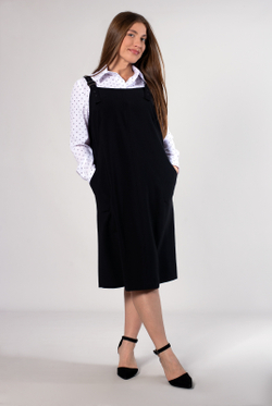Сарафан женский 4104зп, черный #70Ч084104зп