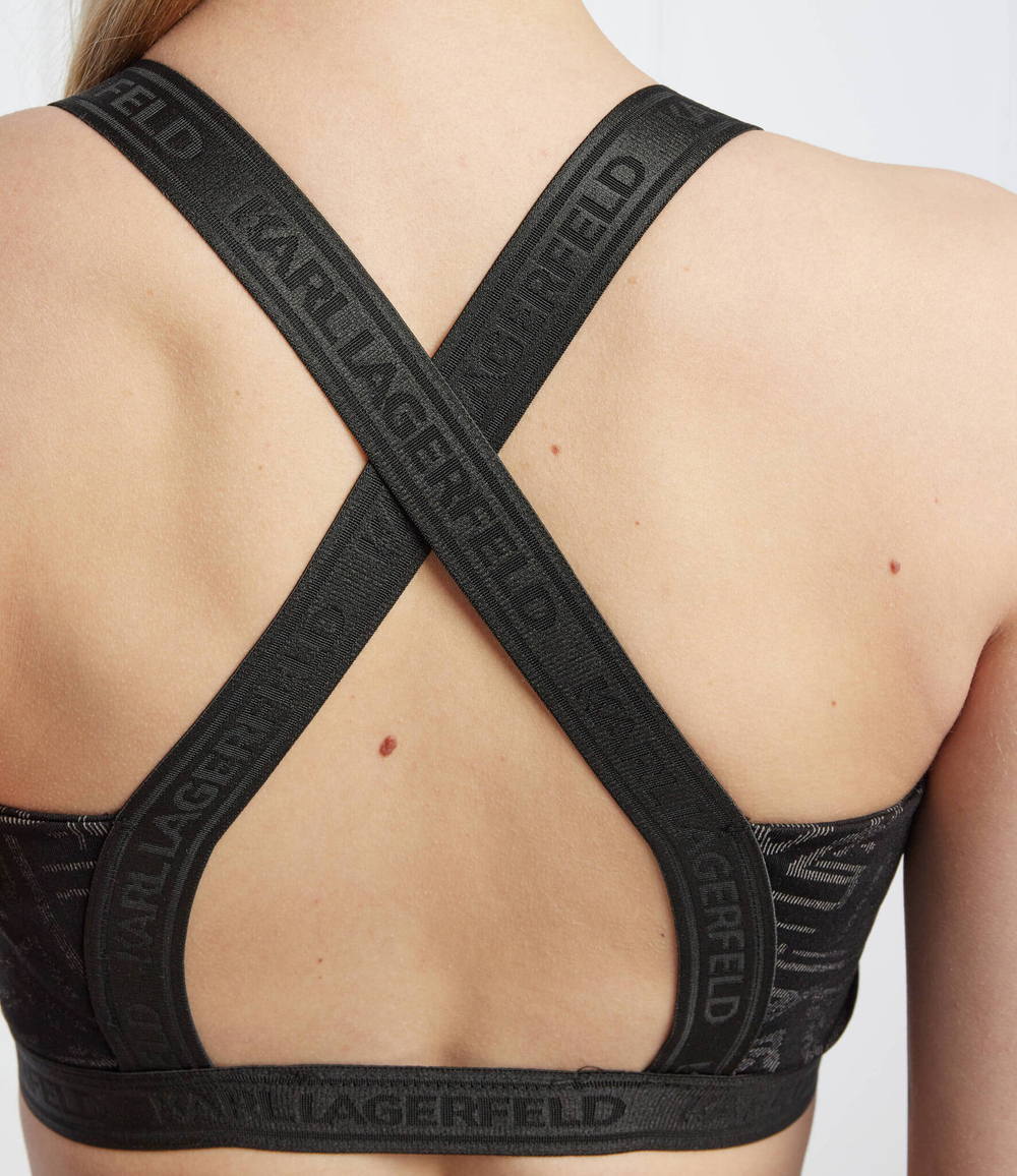 топ Karl Lagerfeld - черный(220W2150)