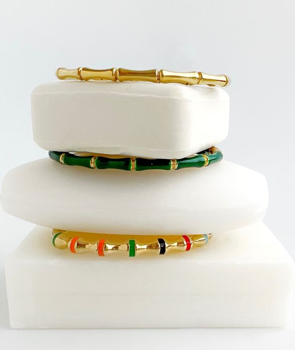 Браслет Bamboo с эмалью