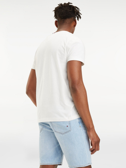 Футболка Tommy Hilfiger Organic Cotton Tommy Logo Snow White