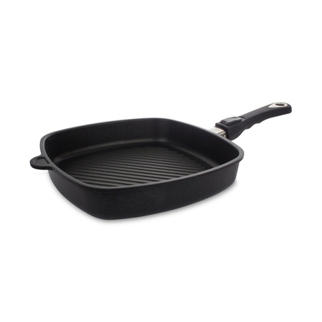 Сковорода гриль 28см AMT Gastroguss Frying Pans Titan