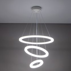 Citilux Электрон Смарт CL710A104S Умная люстра подвесная Белая