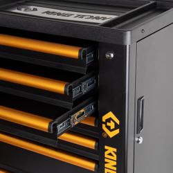 KING TONY (87G38-7B-P40) Тележка инструментальная, 7 выдвижных ящиков, "PROFESSIONAL", 40 лет "KING TONY"