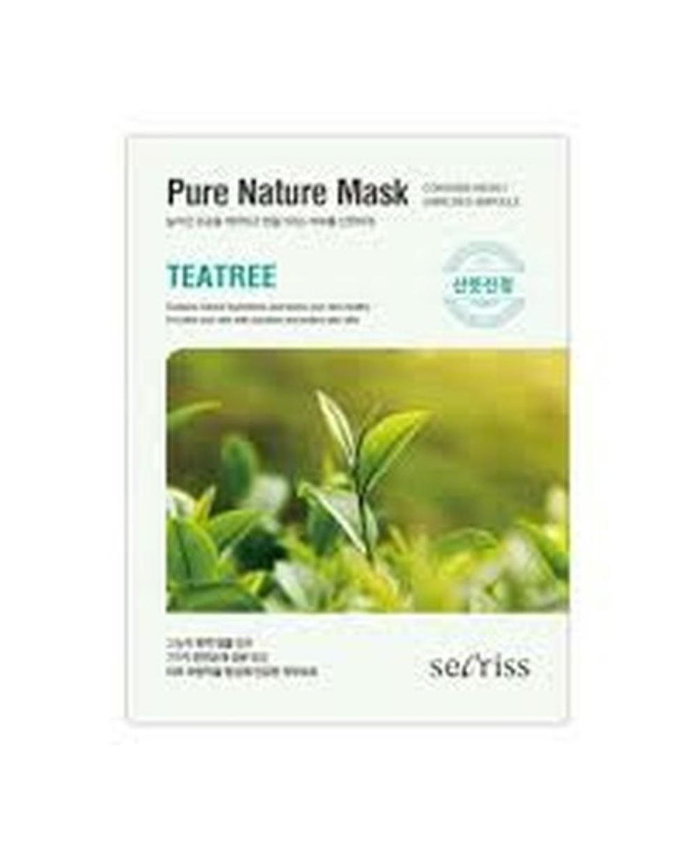 Anskin Маска для лица тканевая / Secriss Pure Nature Mask Pack Teatree, 25мл