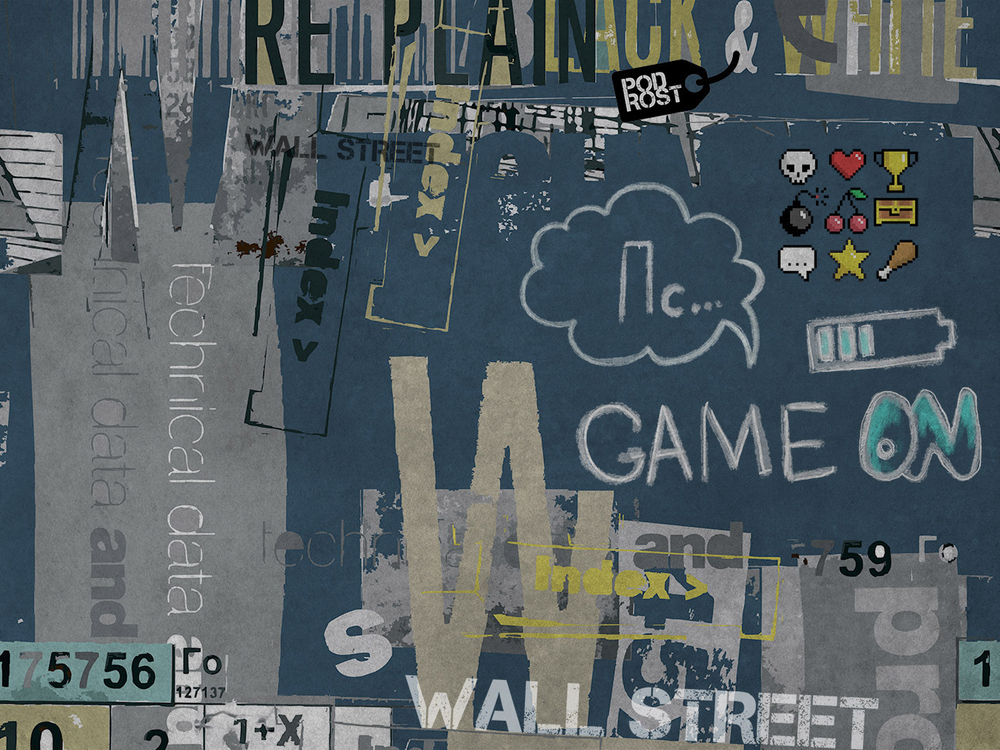 Дизайнерские обои Wall Street Podrost