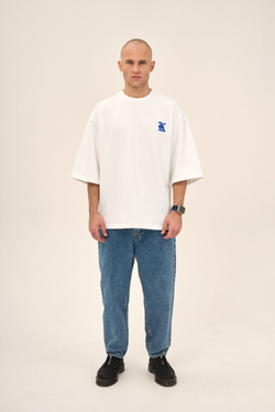 Футболка KUL'TURA "HYPERSIZE GOTH LOGO K" Молочный