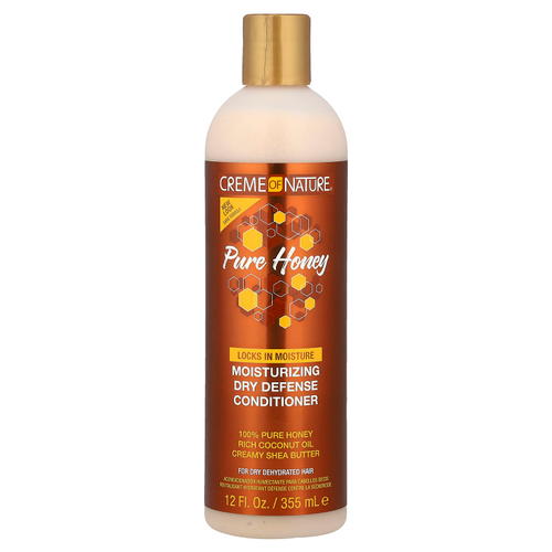 Creme Of Nature, Pure Honey, увлажняющий кондиционер для защиты от сухости, для сухих и обезвоженных волос, 355 мл (12 жидк. унц.)