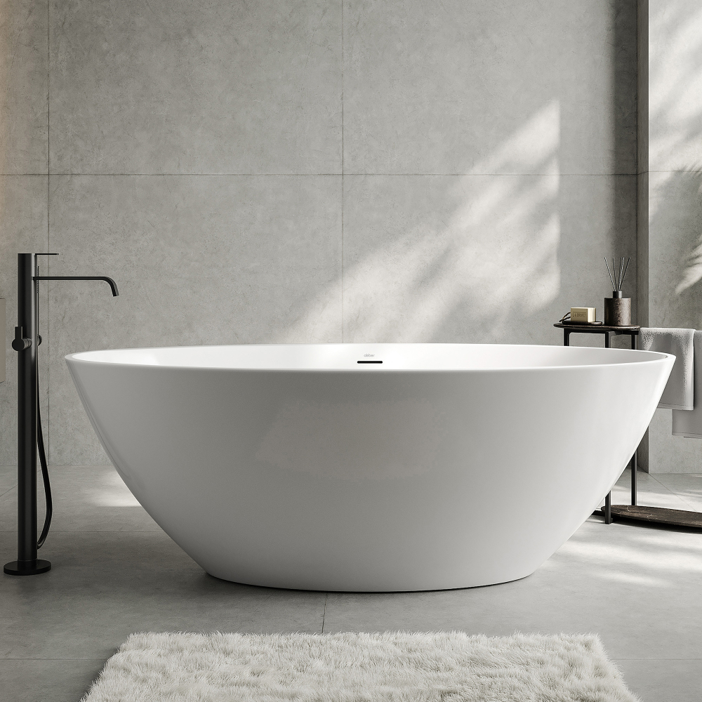 Акриловая ванна ABBER AB9249-1.6 белая