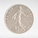 France, ½ Franc 2000 - Signature "O. Roty", VF
