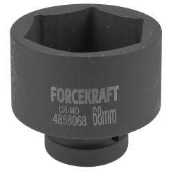 Головка ударная 1'', 68мм (6гр.) FORCEKRAFT FK-4858068
