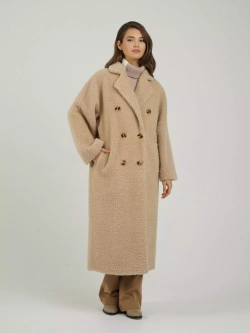 Шуба из шерсти экошуба, SilverFox (арт. 2323)