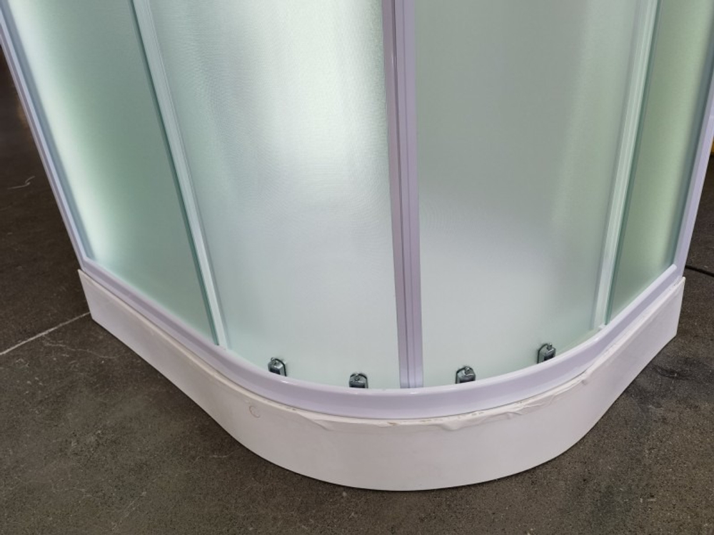 Душевая кабина Esbano (Эсбано) ES-L115CR L, с низким поддоном, с электрикой и LED освещением, 115х85х210