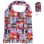 Сумка - шоппер с карабином «ИДЕЯДОМА», принт собачки, 60*38см/нагрузка до 10кг (инд. пакет истикер)