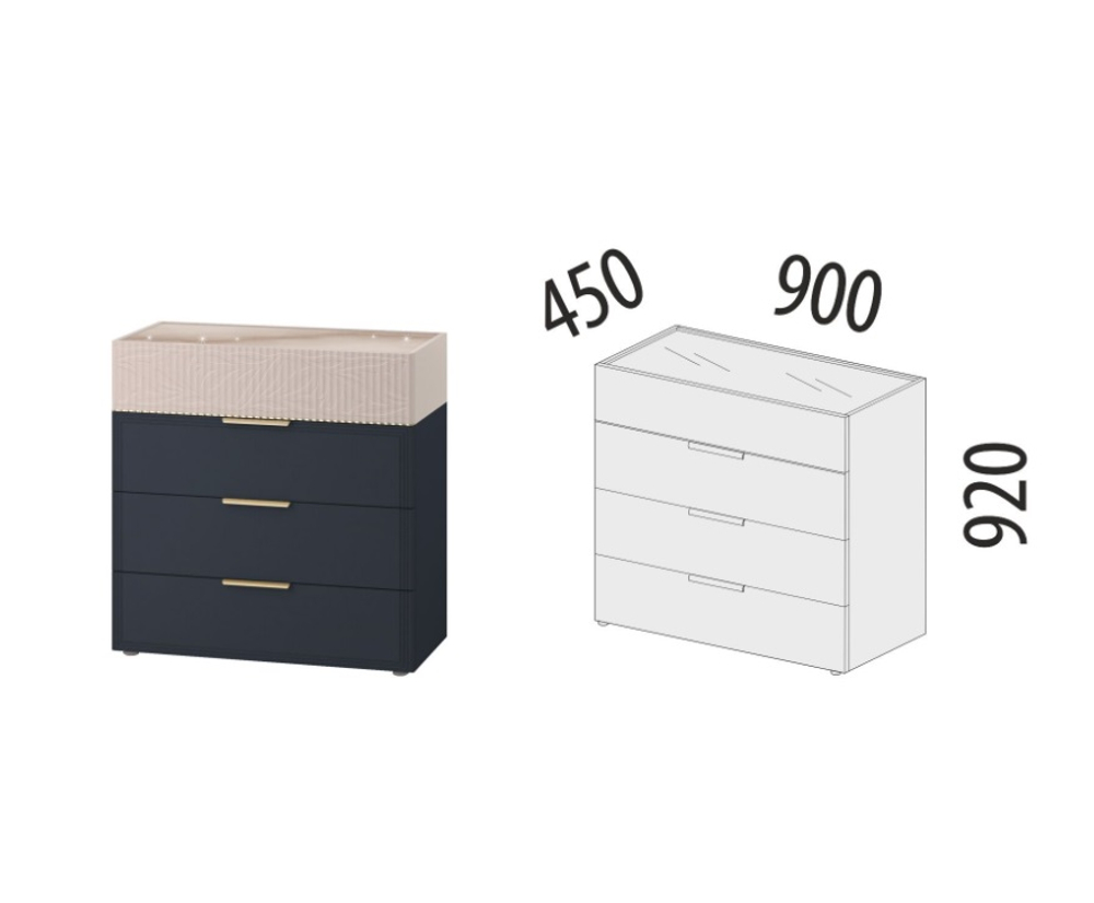 Флоренция-905 (DaVita) 905.18 Комод