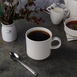 Кружка 370 мл белая d 8,5 см h9,1 см Neo Silk Stackable Noble [6]