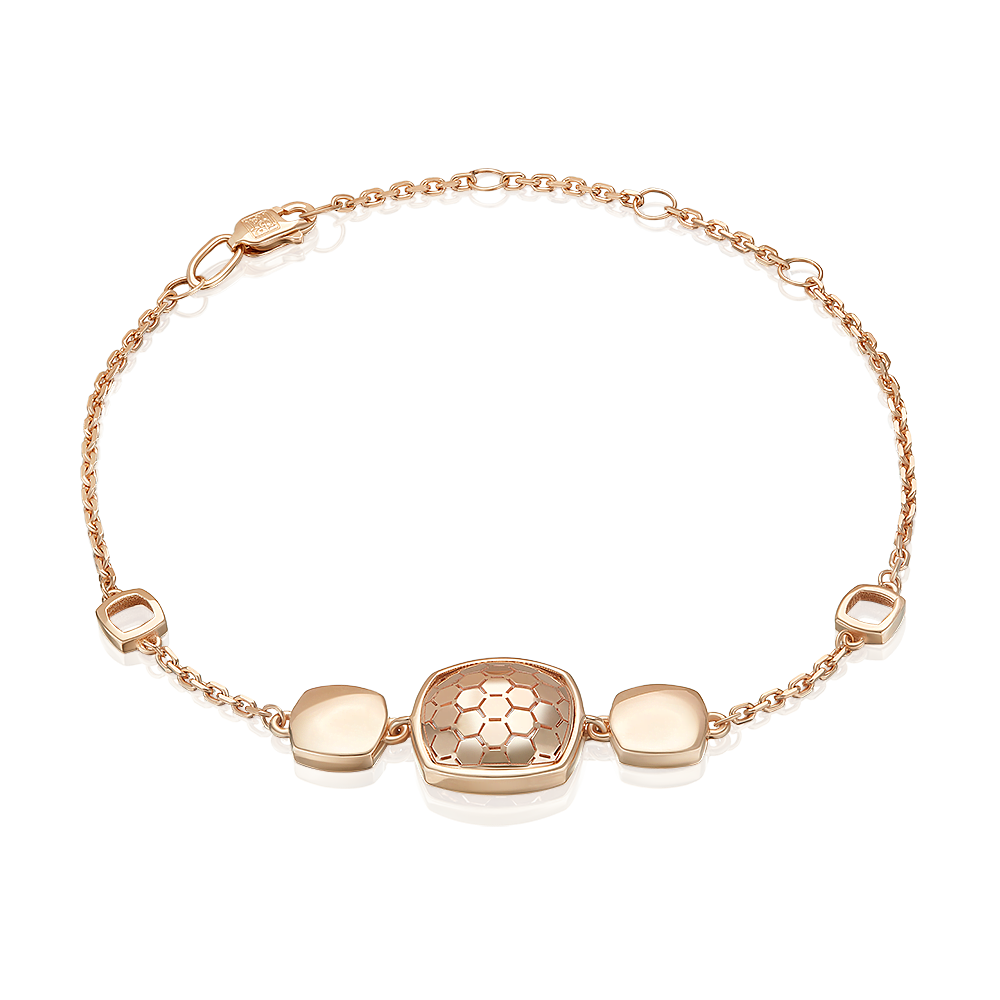 Браслет из красного золота