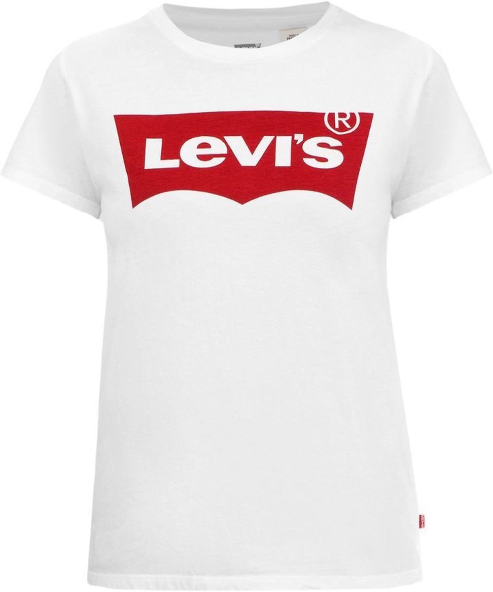 Футболка Levis Levi's Original THE PERFECT TEE LARGE BATWING WHITE GRA white