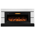 Каминокомплект: Очаг Royal Thermo Aurora RTFP/P-AR40LS, портал Moderno 42/40/36, белый, р/в