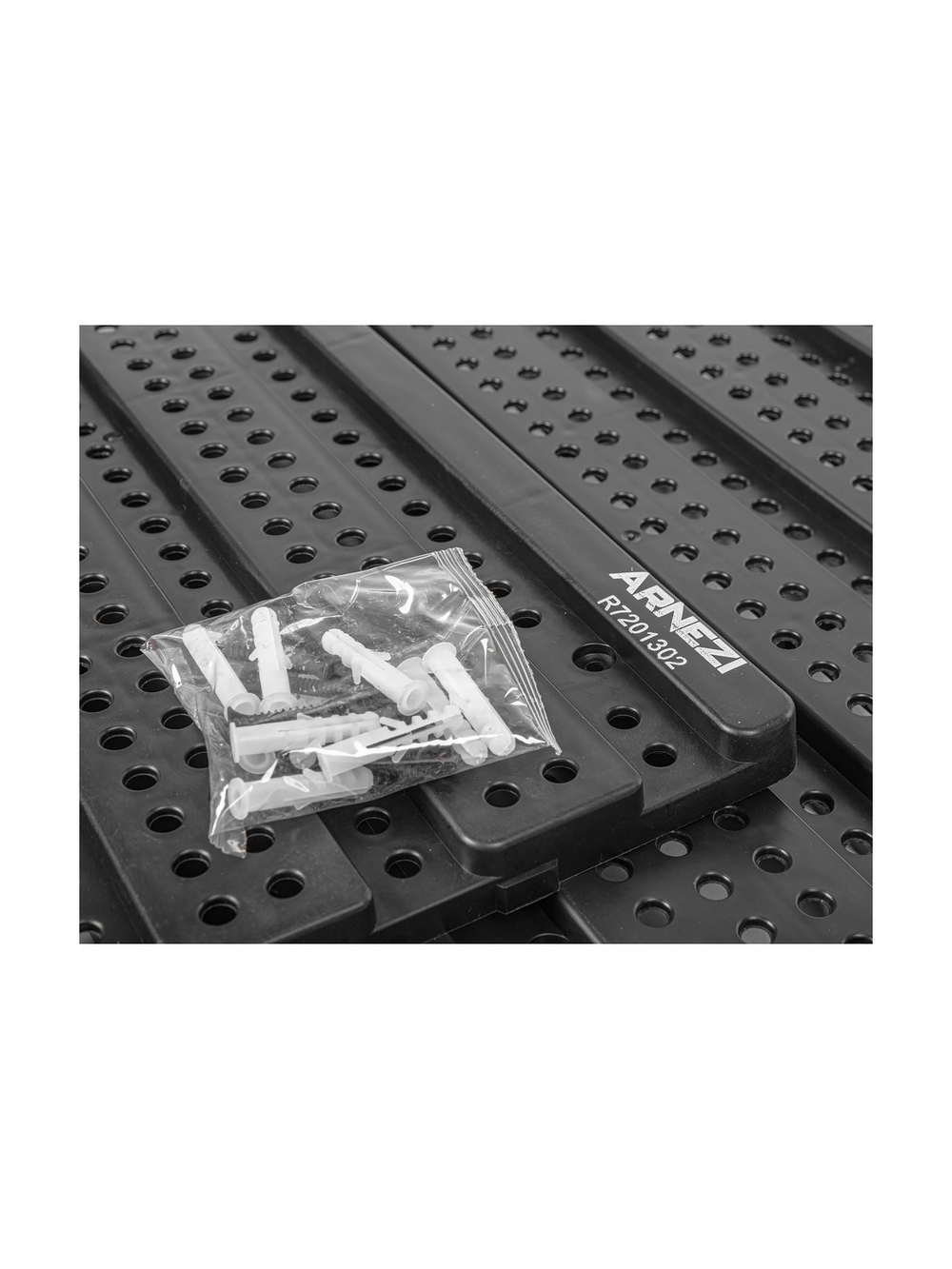 Настенный стеллаж-органайзер для хранения метизов (640х375х15), 30 лотков (18-109х90х50, 12-160х102х75) ARNEZI R7201302