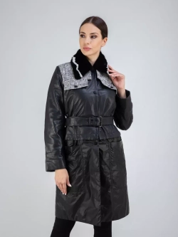 Плащ трансформер комбинированный осенний