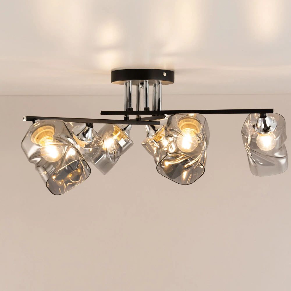 Citilux Клаус CL134165 Люстра потолочная Чёрная