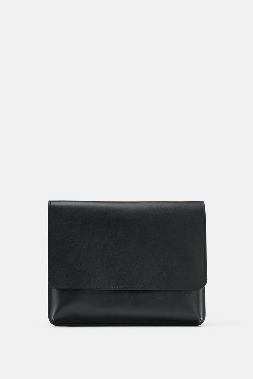 ZARA КОЖАНЫЙ ЧЕХОЛ ДЛЯ IPAD, ЧЕРНЫЙ
