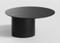 Столик Type D 80 см со смещенным основанием D 39 см (черный)