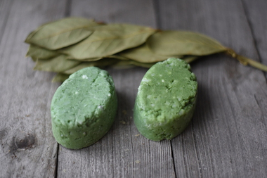 "Крапива и розмарин" - твердый шампунь