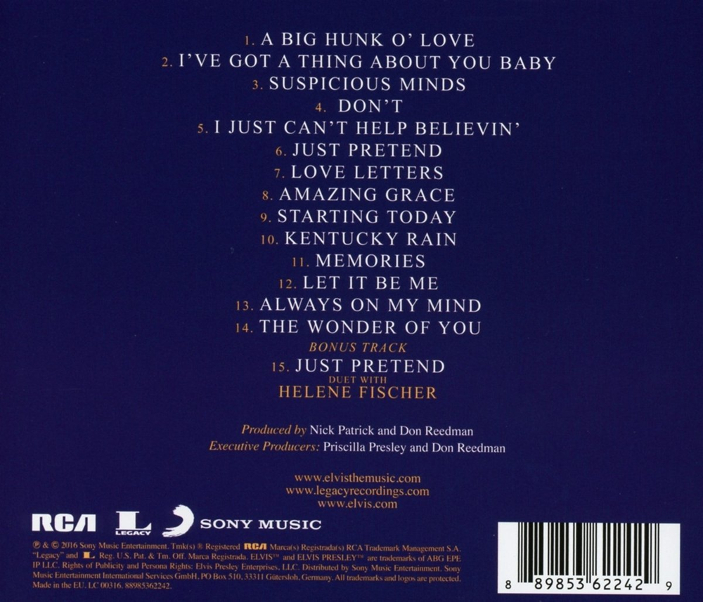 Elvis Presley With The Royal Philharmonic Orchestra / The Wonder Of You (CD)