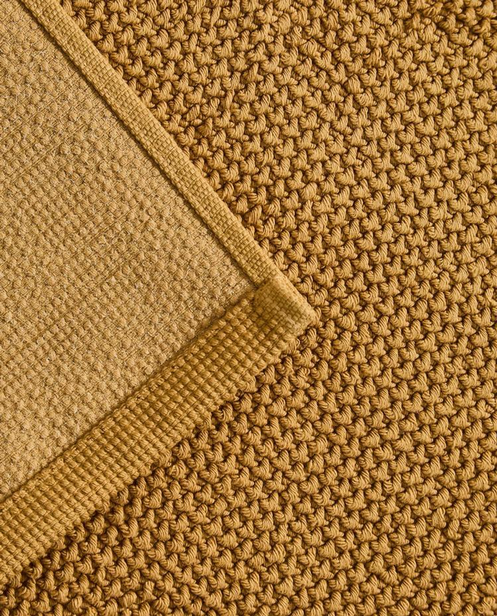 ZARA HOME КОВРИК ДЛЯ ВАННОЙ ИЗ ХЛОПКА С АНТИСКОЛЬЗЯЩЕЙ ПОВЕРХНОСТЬЮ, ГОРЧИЧНО-ЖЕЛТЫЙ