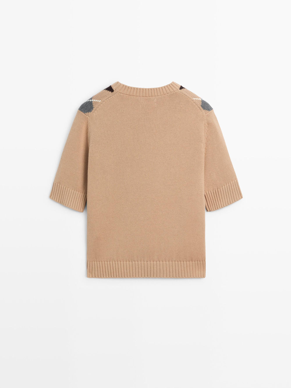 Massimo Dutti Трикотажный свитер, цвет верблюжьей шерсти