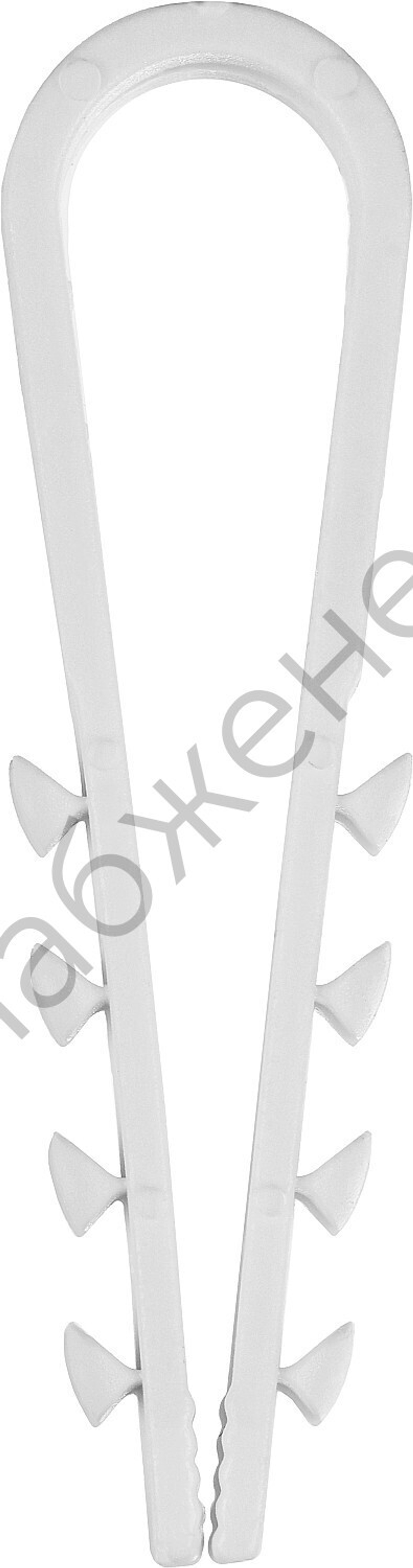 ЗУБР ДХ-К 11-18 мм, дюбель-хомут для круглого кабеля, нейлон, 100 шт (30911-18)