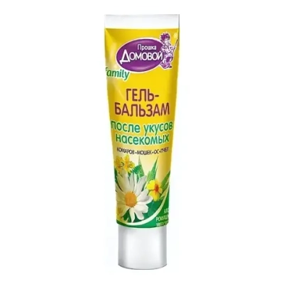 Гель-бальзам после укусов с экстрактом Домовой Прошка, 30 мл.