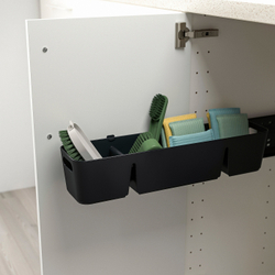 IKEA UPPDATERA  (ИКЕА УППДАТЕРА)  -  Коробка, антрацит, 50x12 см