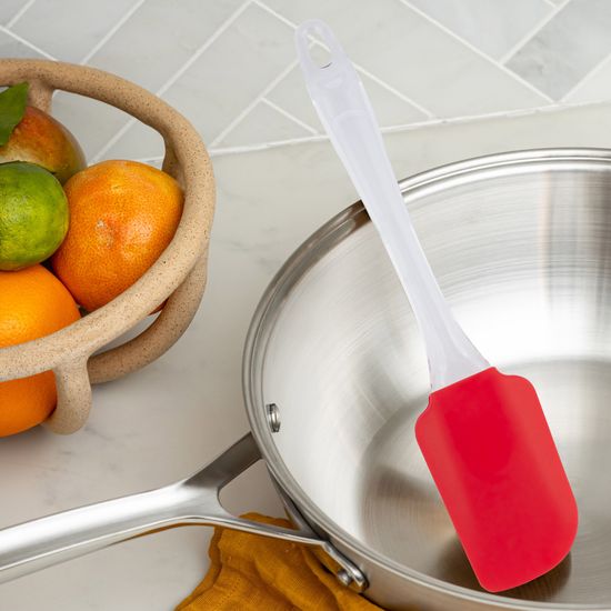 Лопатка кухонная силиконовая 24,5х5,5 см Kamille KM-7500