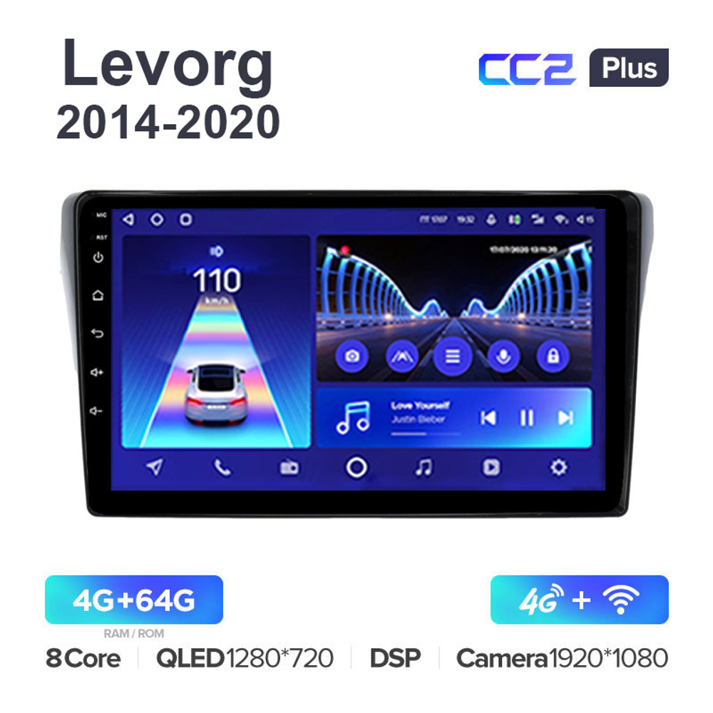 Teyes CC2 Plus 9"для Subaru Levorg 2014-2020