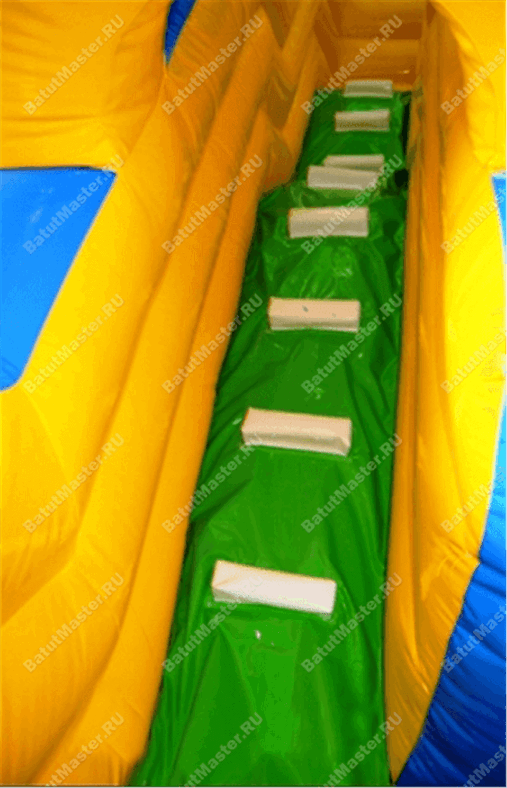 Детский надувной батут-горка "Задорный слонёнок"