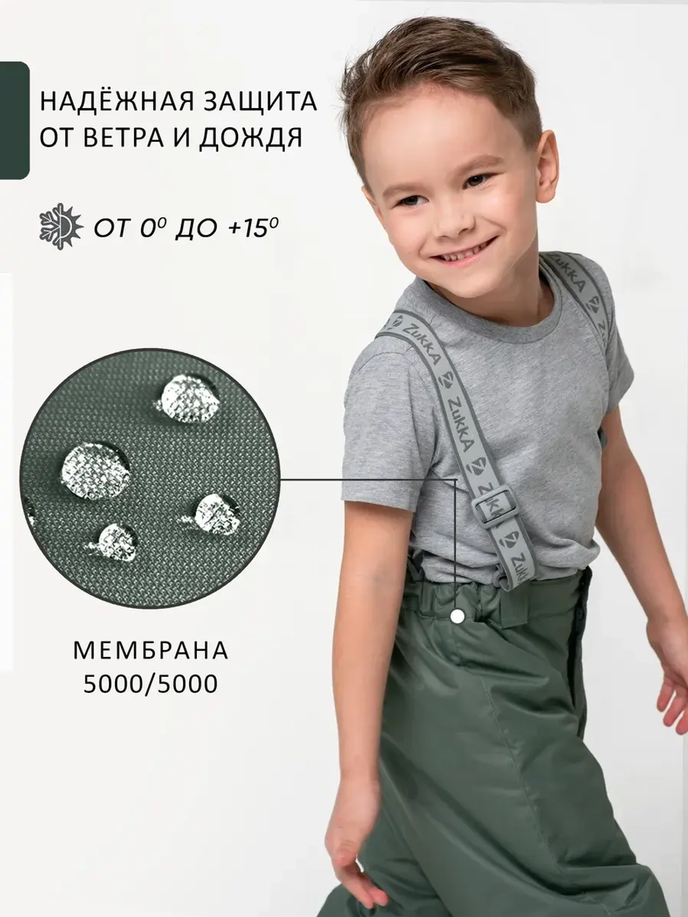 Полукомбинезон утепленный демисезонный мембрана